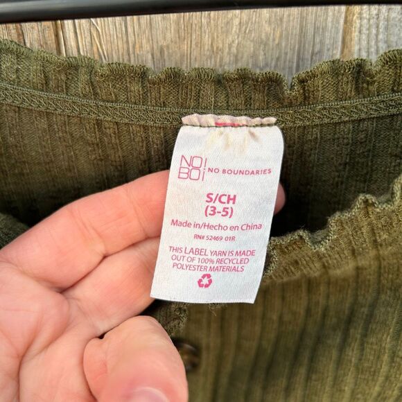 No Boundaries tshirt ribbed shirt sleeve size small - Picture 3 of 5